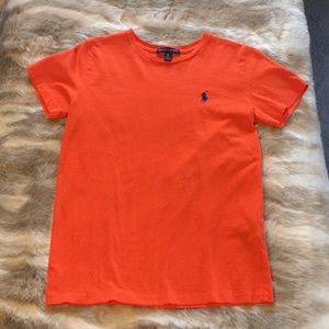 NWOT Ralph Lauren orange t-shirt